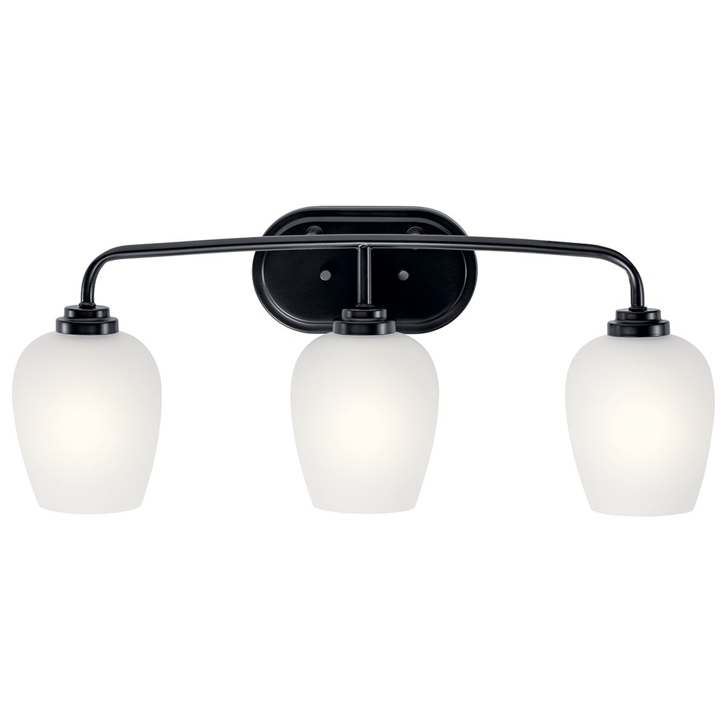Valserrano 24" 3 Light Vanity Light Black