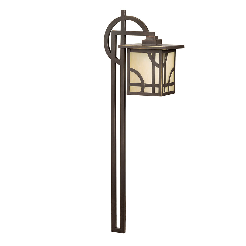 Product image for Kichler 15444OZ Larkin Estate™ 12V Path Light Olde Bronze®