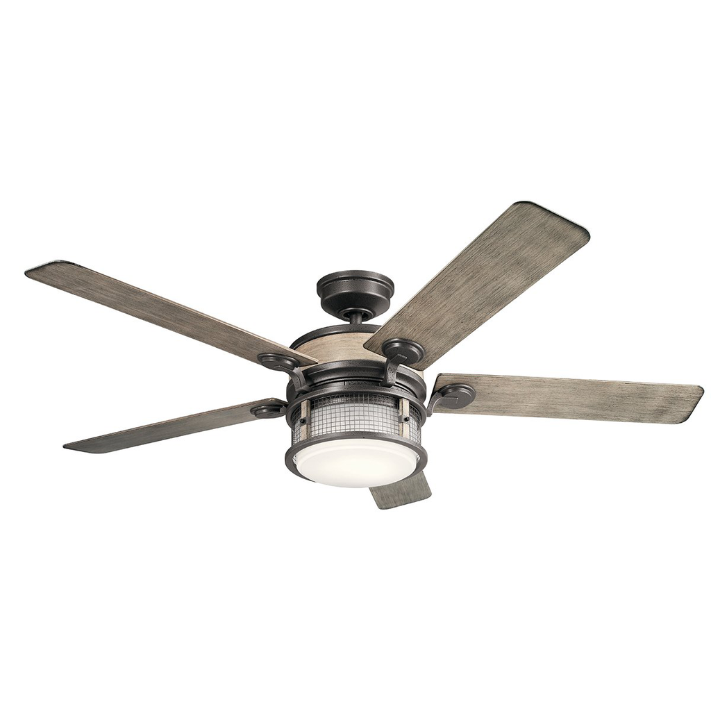 Product image for Kichler 310170AVI Ahrendale LED 60" Fan in Anvil Iron