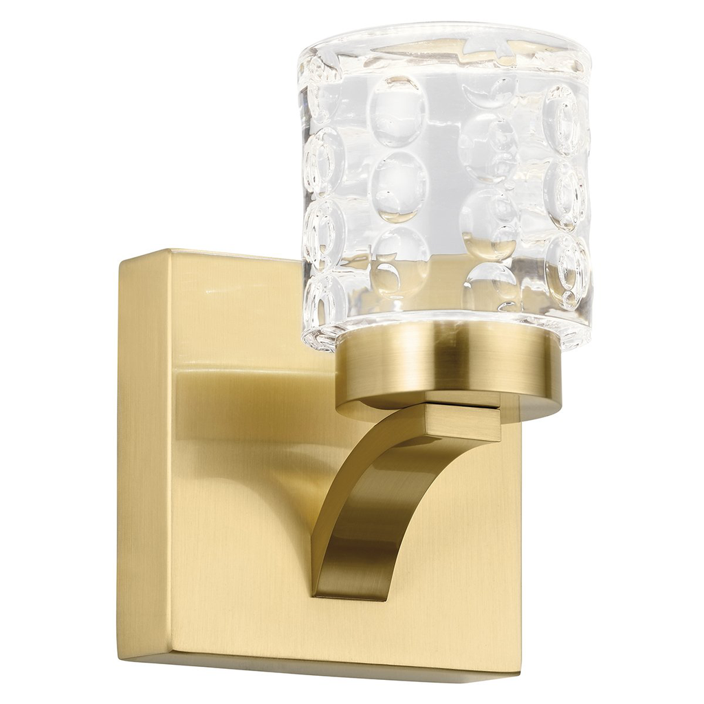 Product image for Kichler 84039CG Rene 3000K LED Wall Sconce Champagne Gold