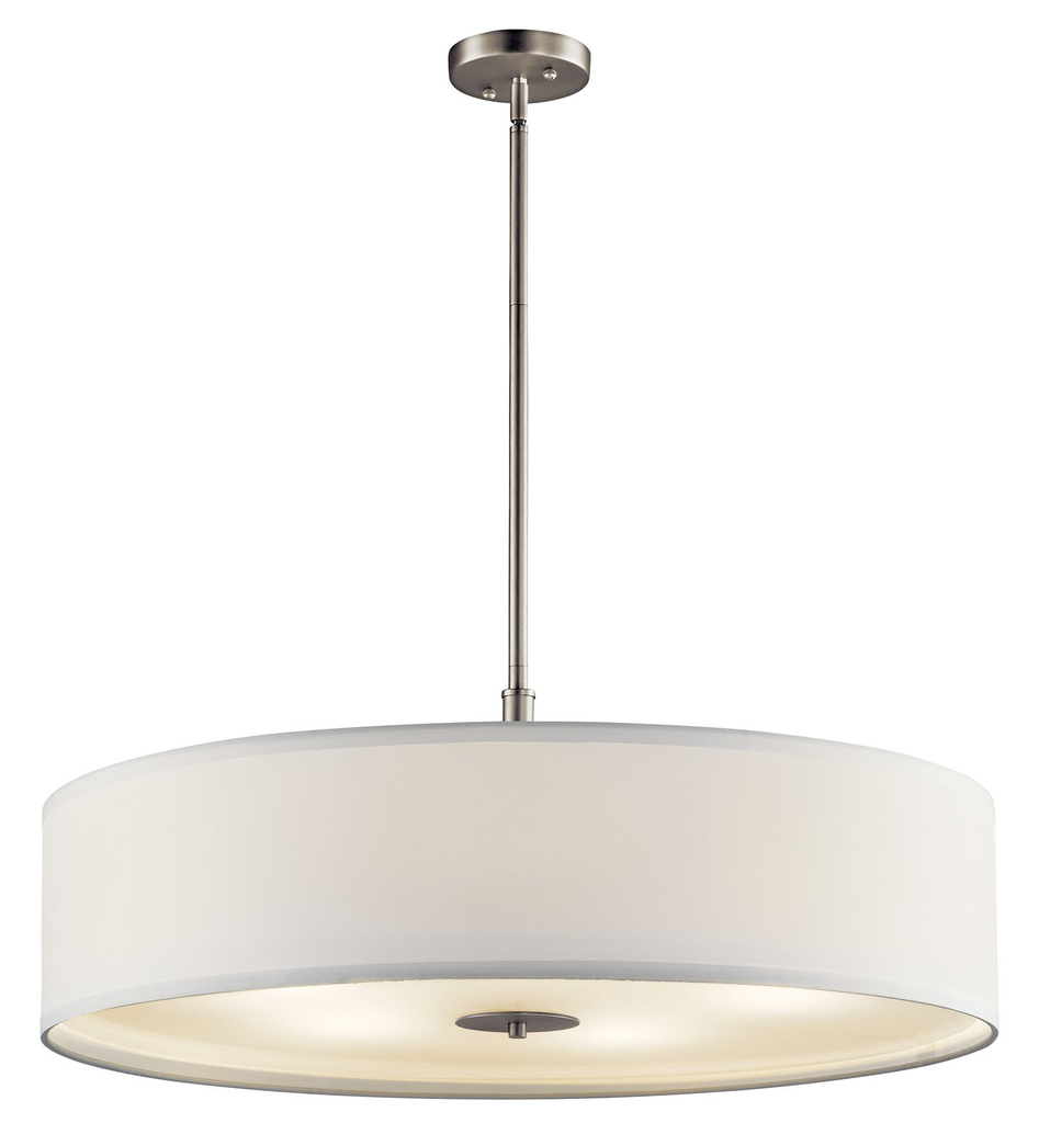 Transitional 30" 5 Light Pendant Nickel
