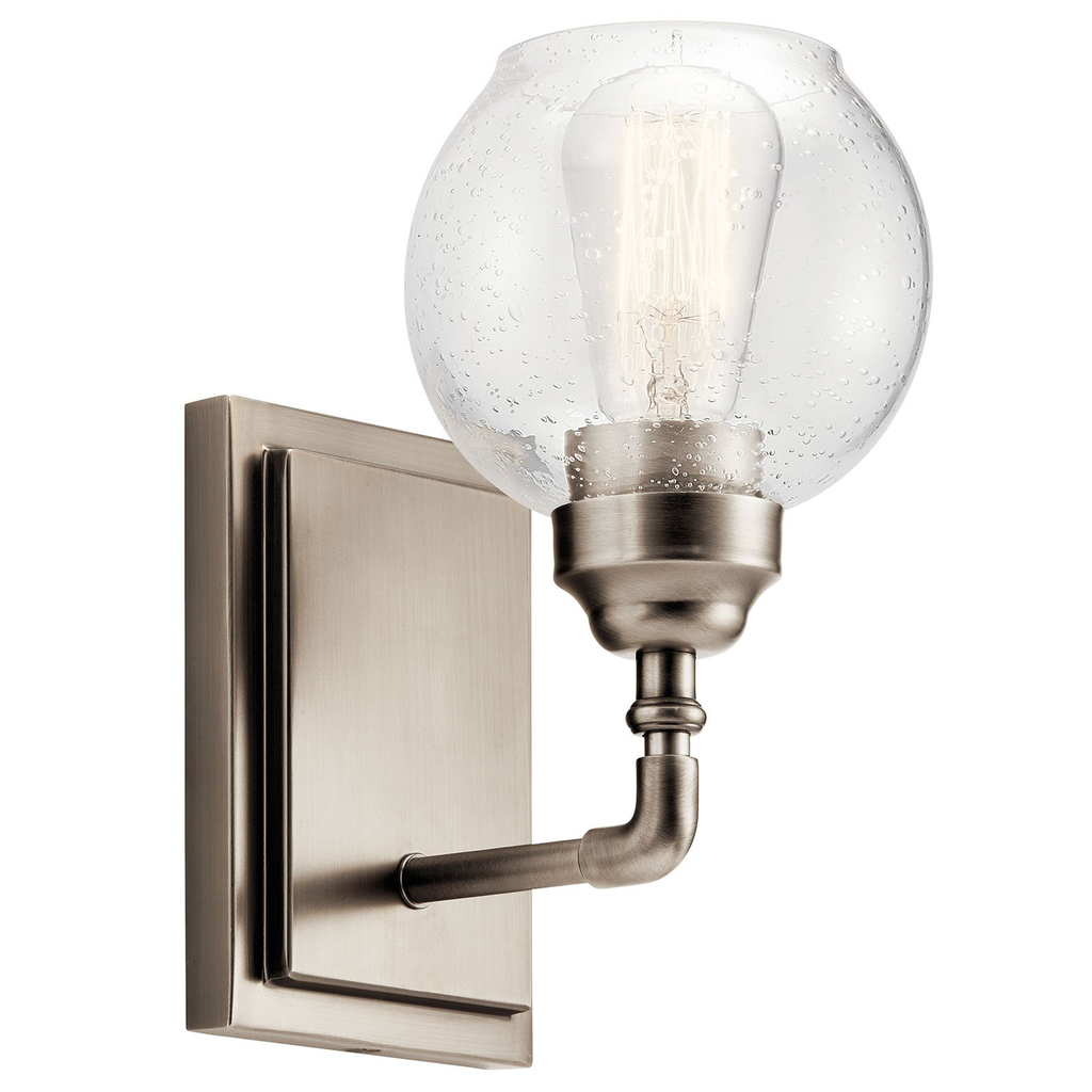 Product image for Kichler 45590AP Niles 1 Light Wall Sconce Antique Pewter