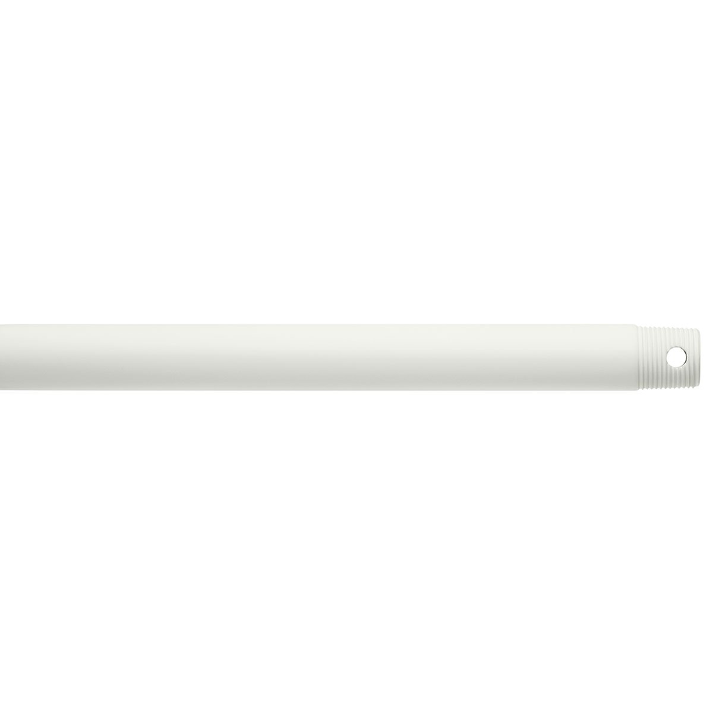 Product image for Kichler 360004MWH Dual Threaded 48" Downrod Matte White