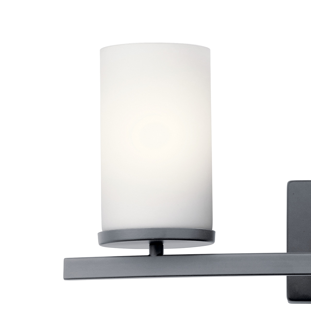Crosby 3 Light Vanity Light Black