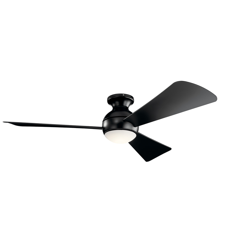 Product image for Kichler 330152SBK Sola LED 3000K 54" Fan Satin Black