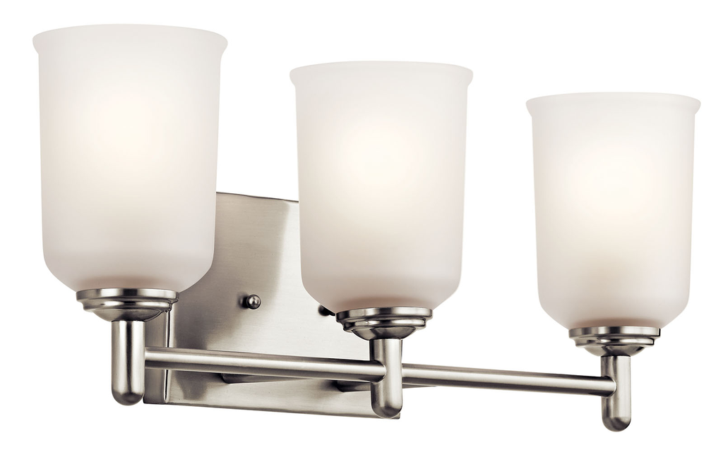 Product image for Kichler 45574NI Shailene™ 3 Light Vanity Light Brushed Nickel