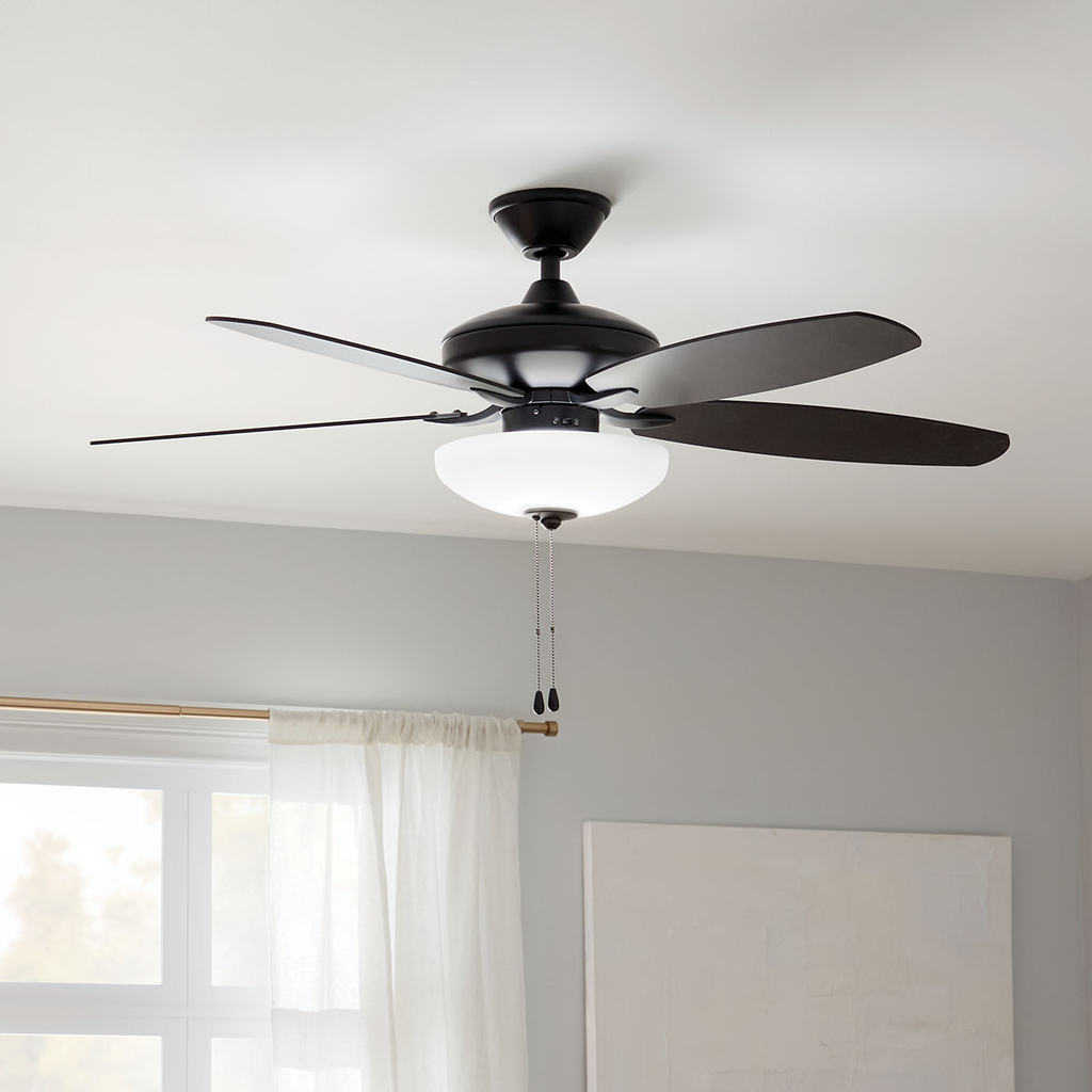 52" Renew Select Ceiling Fan Satin Black