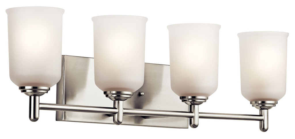 Product image for Kichler 45575NI Shailene™ 4 Light Vanity Light Brushed Nickel