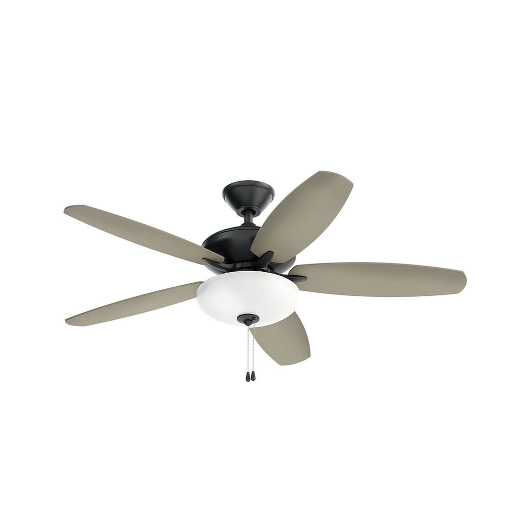 52" Renew Select Ceiling Fan Satin Black