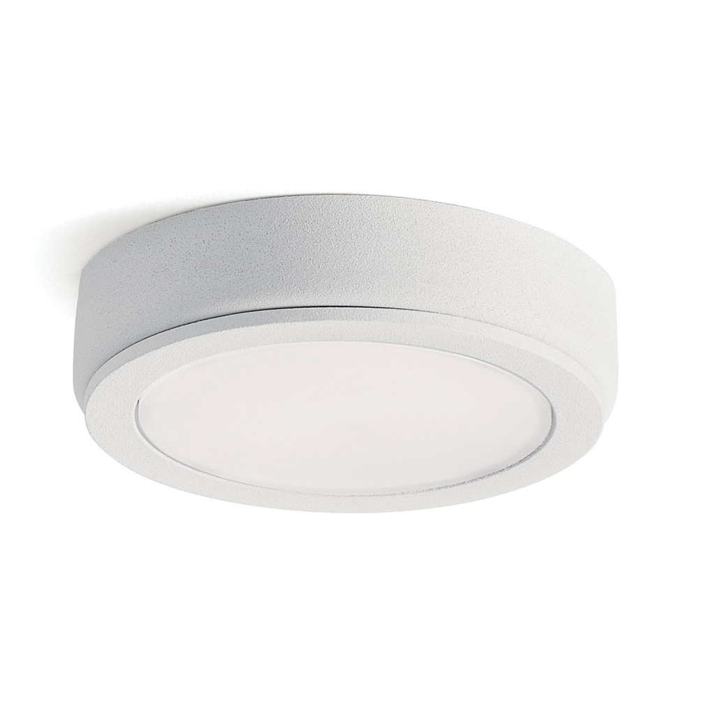 Product image for Kichler 6D24V30WHT 6D Series 24V 3000K LED Disc Textured White