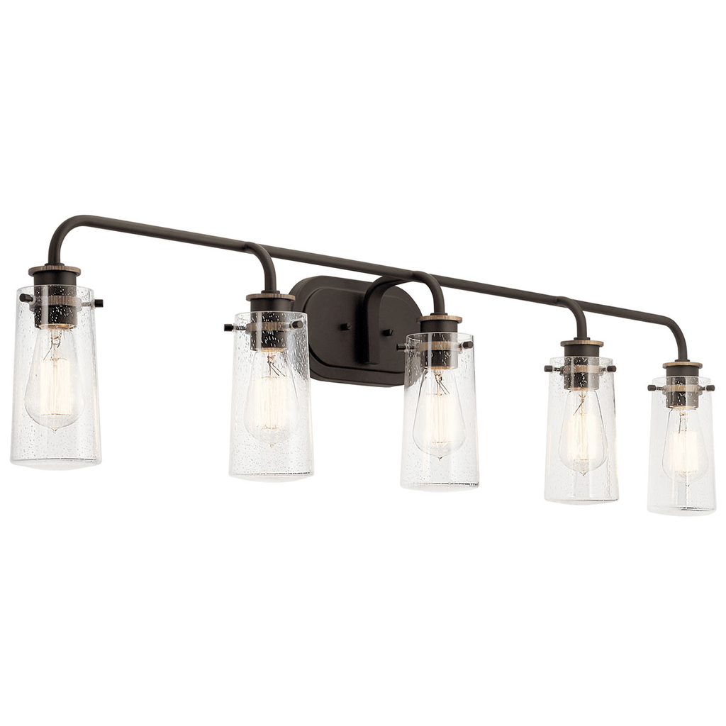 Product image for Kichler 45461OZ Braelyn™ 5 Light Vanity Light Olde Bronze®