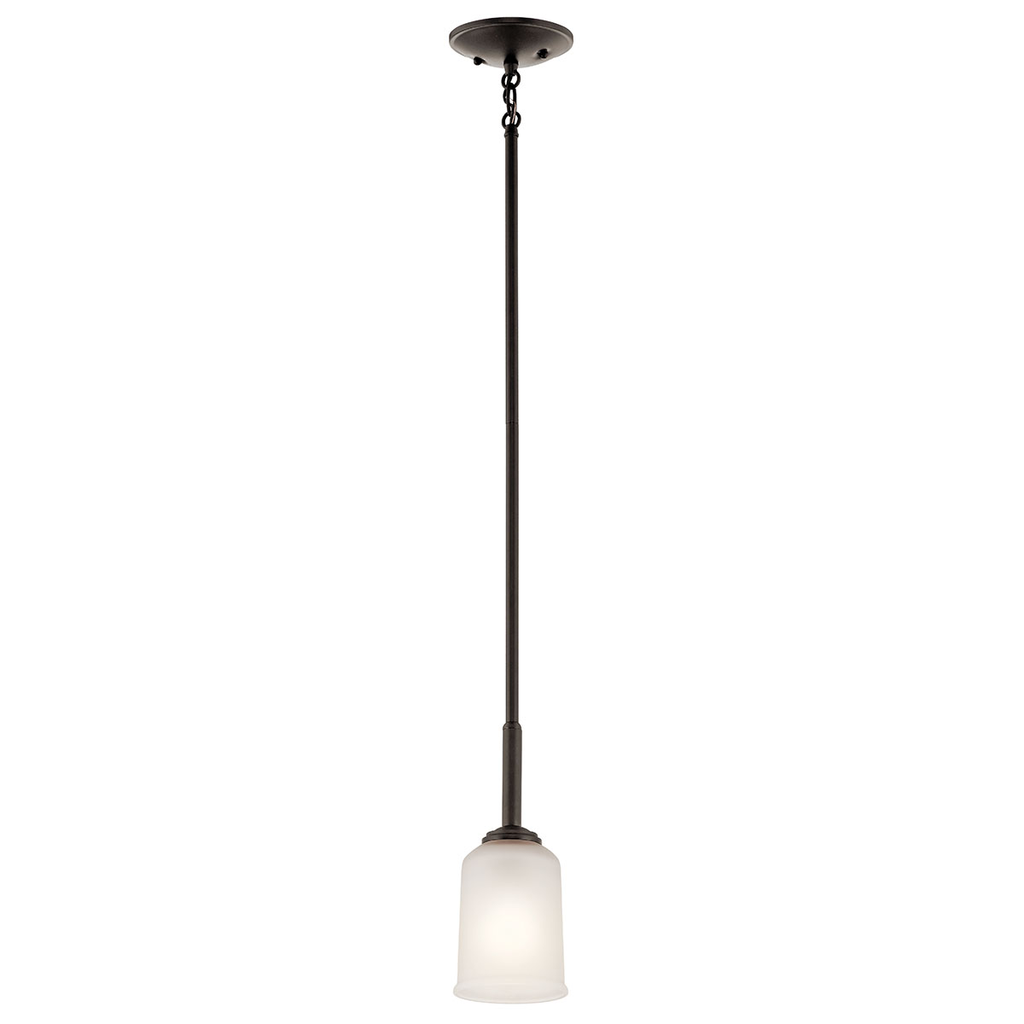 Product image for Kichler 43674OZ Shailene™ 1 Light Mini Pendant Olde Bronze®