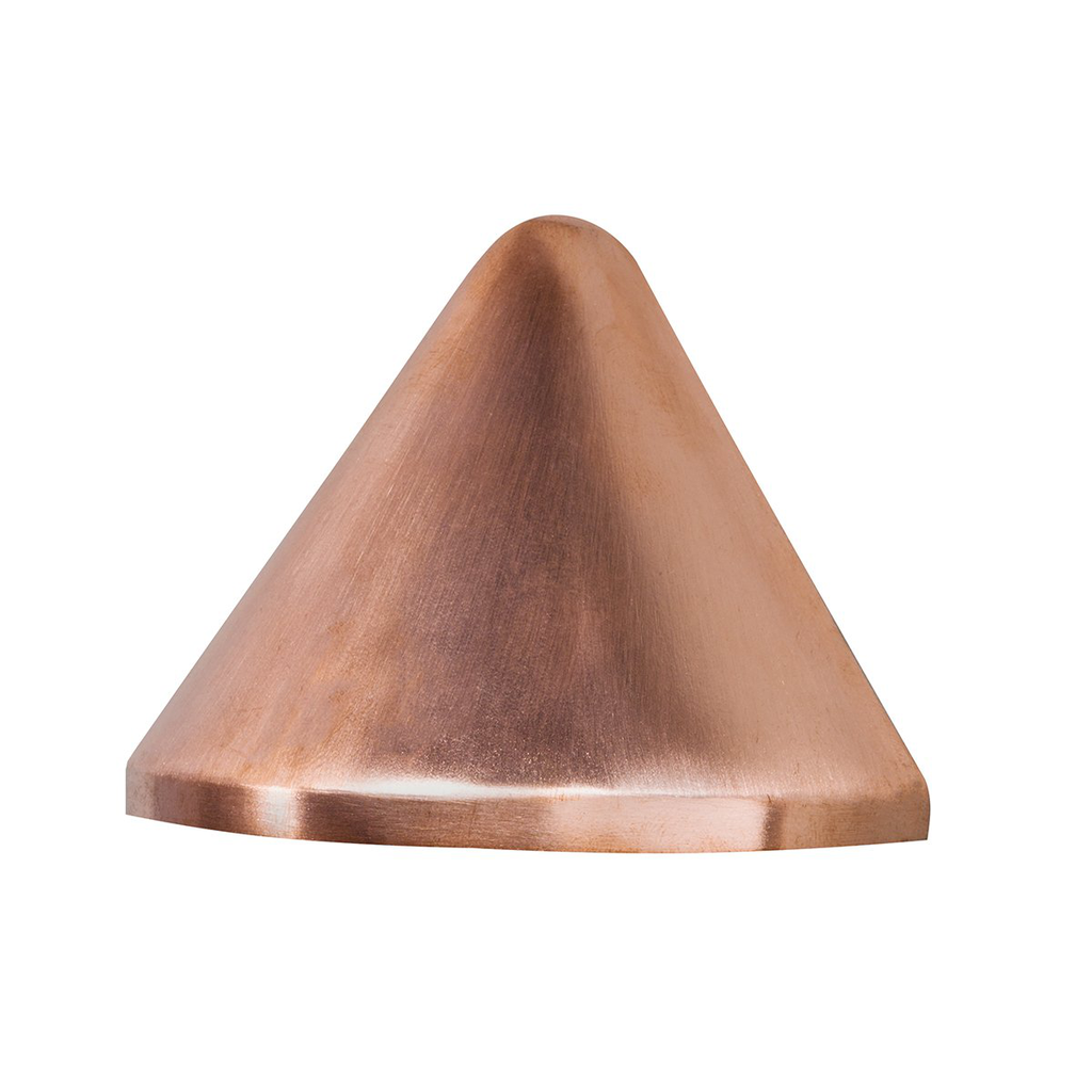 Product image for Kichler 16110CO27 Fundamentals™ 2700K LED Deck Light Copper