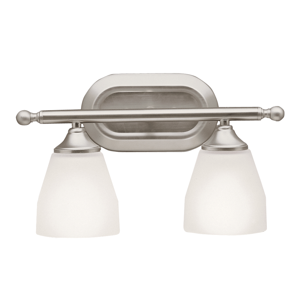 Product image for Kichler 5447NI Ansonia™ 2 Light Vanity Light Brushed Nickel