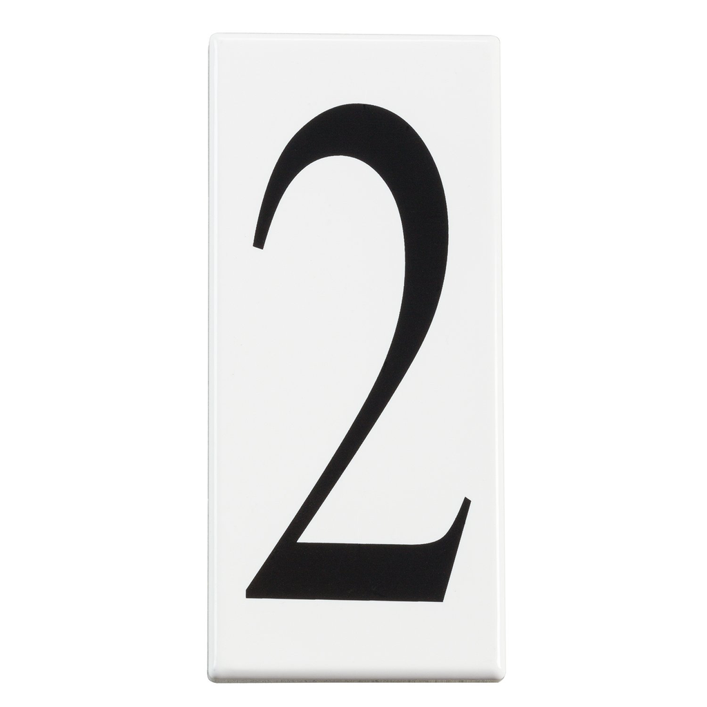 Product image for Kichler 4302 Address Light Number 2 Panel White