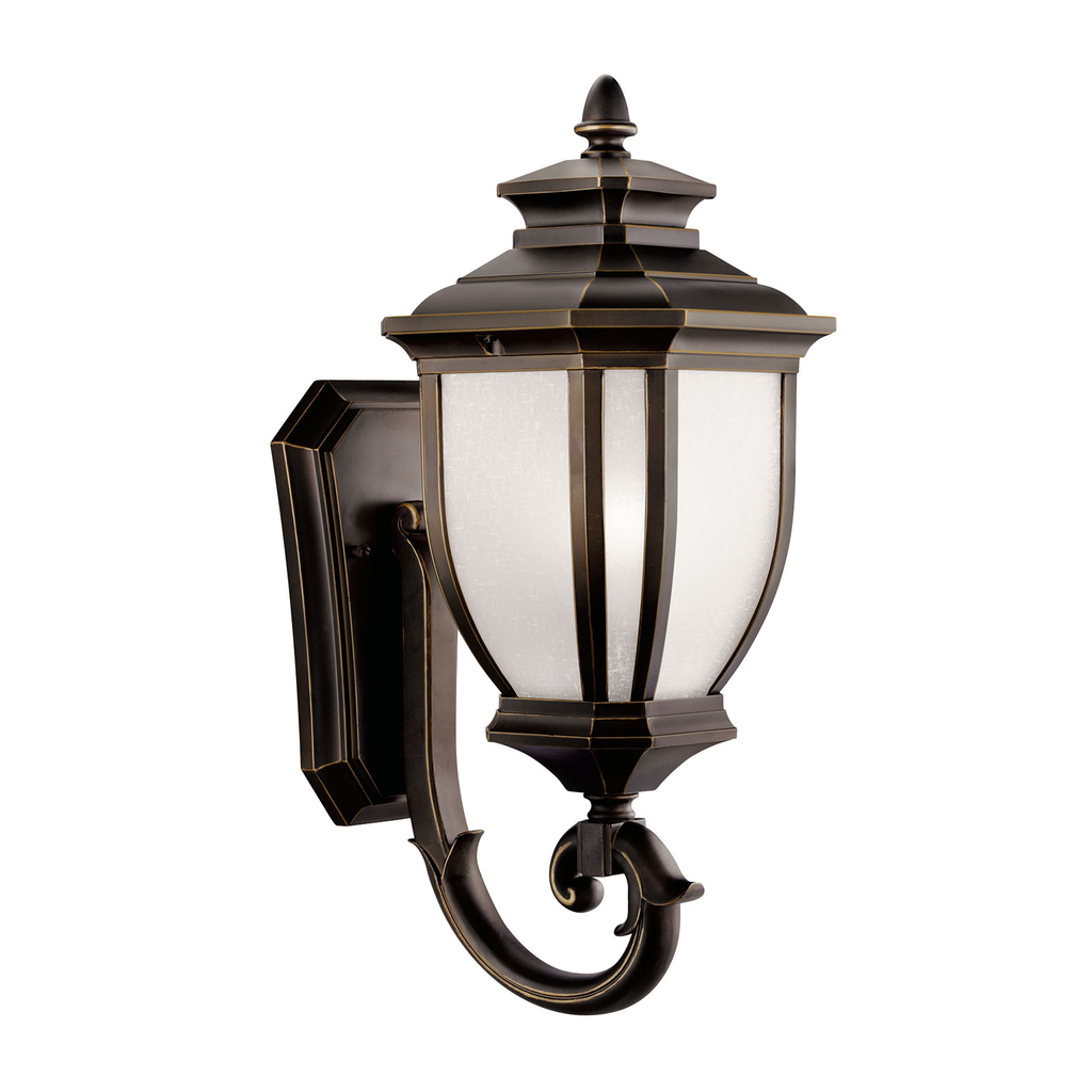Product image for Kichler 9041RZ Salisbury™ 19.25" 1 Light Wall Light Rubbed Bronze™