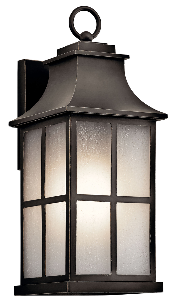 Product image for Kichler 49580OZ Pallerton Way™ 17.5" 1 Light Wall Light Olde Bronze®