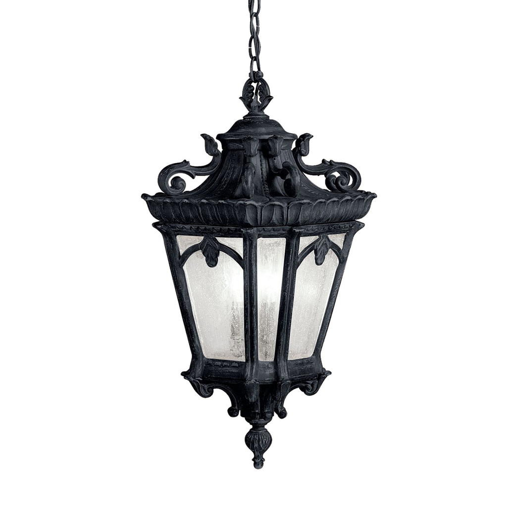 Product image for Kichler 9855BKT Tournai™ 3 Light Pendant Textured Black