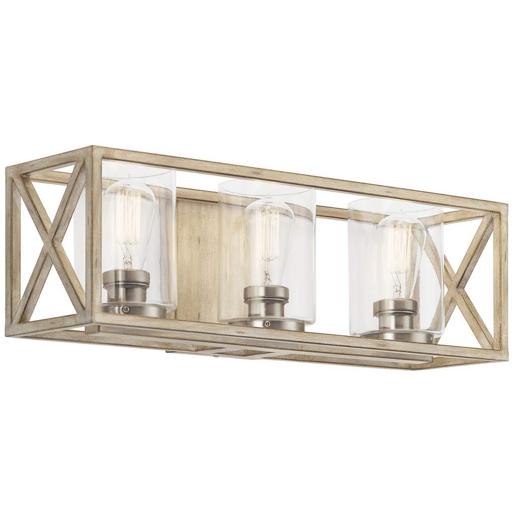 Product image for Kichler 55065DAW Moorgate 3 Light Vanity Light White