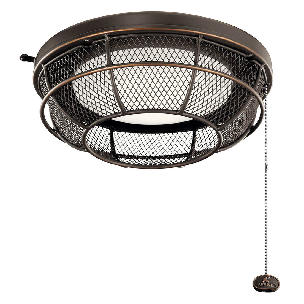 Product image for Kichler 380952OZ Industrial Mesh LED Outdoor Light Kit Olde Bronze®