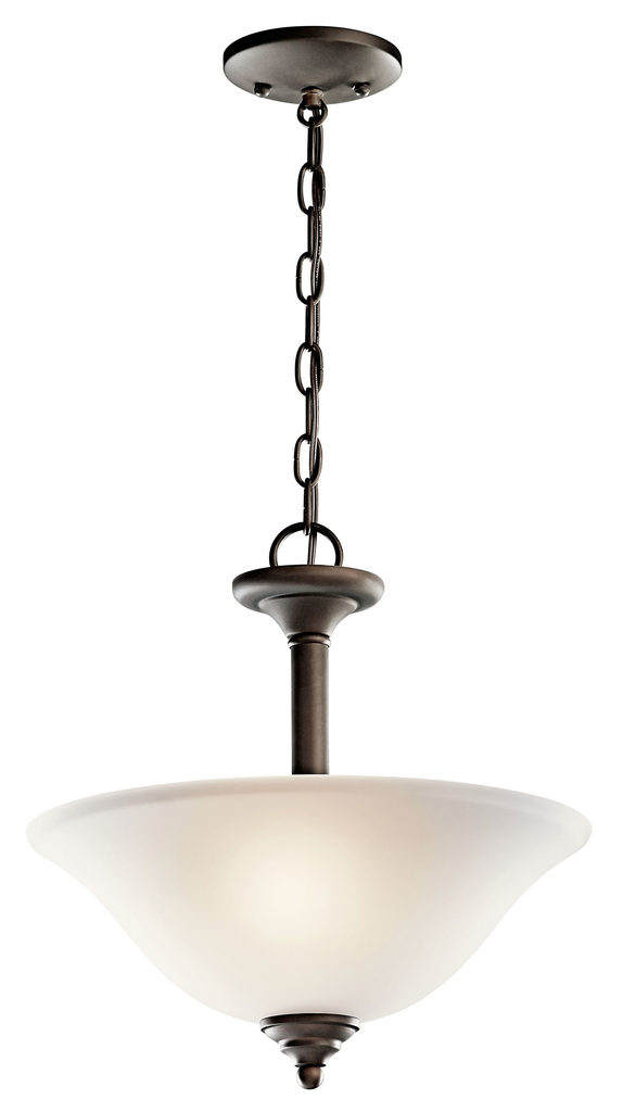 Product image for Kichler 3694OZ Armida™ 2 Light Convertible Inverted Pendant Olde Bronze®
