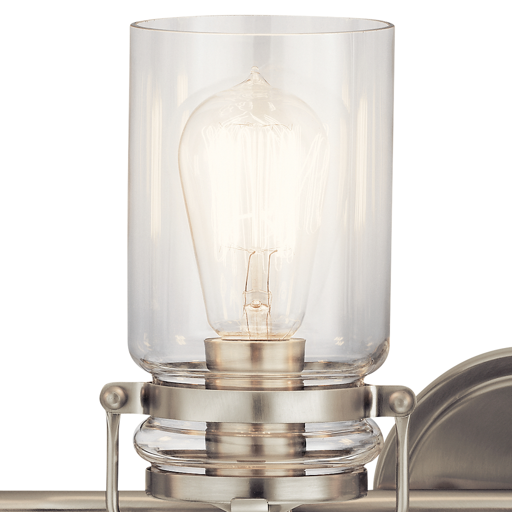 Brinley 4 Light Vanity Light Nickel