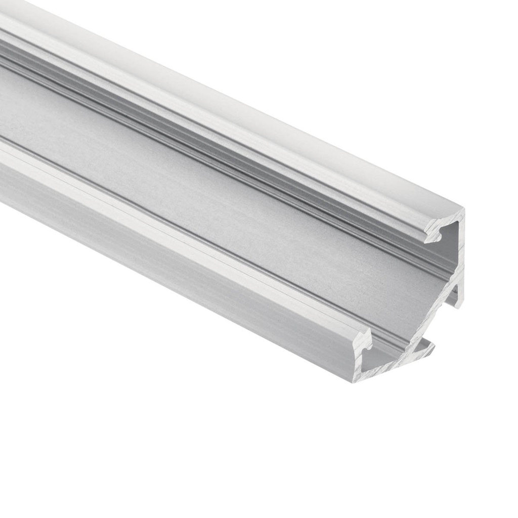 Product image for Kichler 1TEC145SF8SIL TE Standard Series 45 Degree Surface Channel Silver