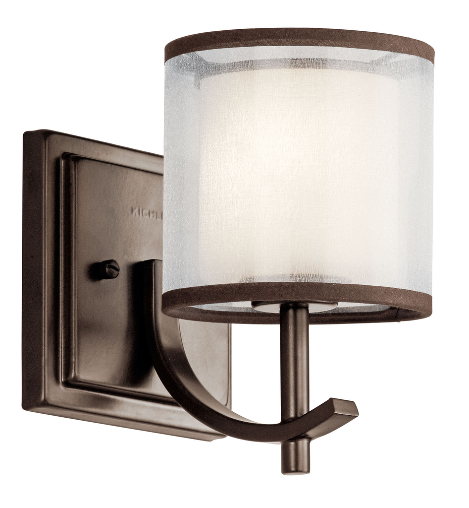 Product image for Kichler 45449MIZ Tallie™ 1 Light Wall Sconce Mission Bronze