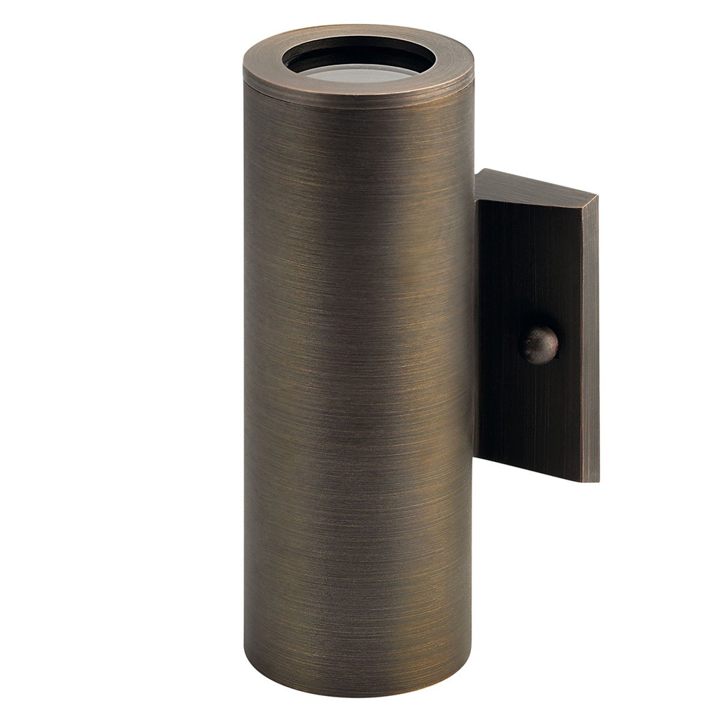 Product image for Kichler 15079CBR Up & Down Deck Light Centennial Brass