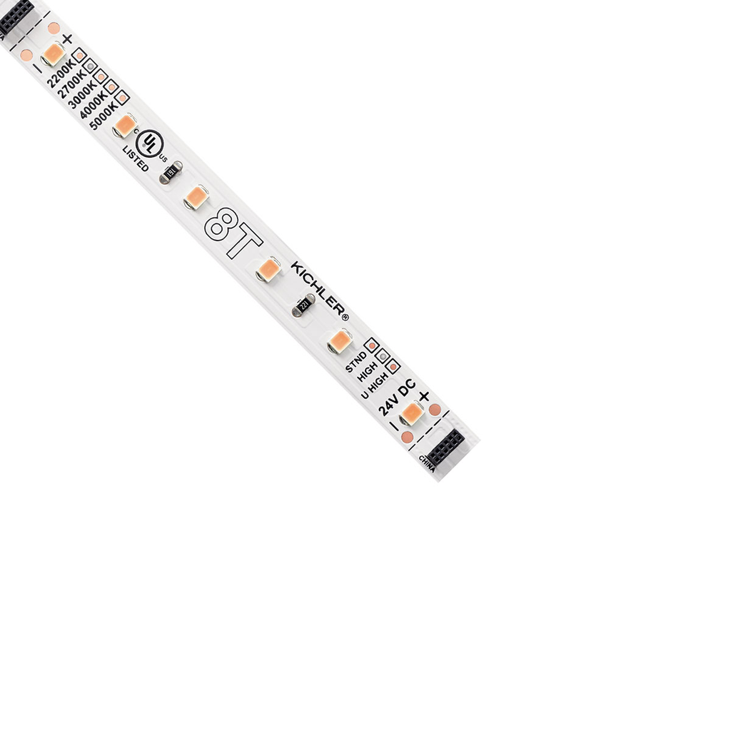 Kichler 8T1033H27WH 8T 33' 2700K 24V High Output LED Tape Light Product image for Kichler 8T1033H27WH 8T 33' 2700K 24V High Output LED Tape Light