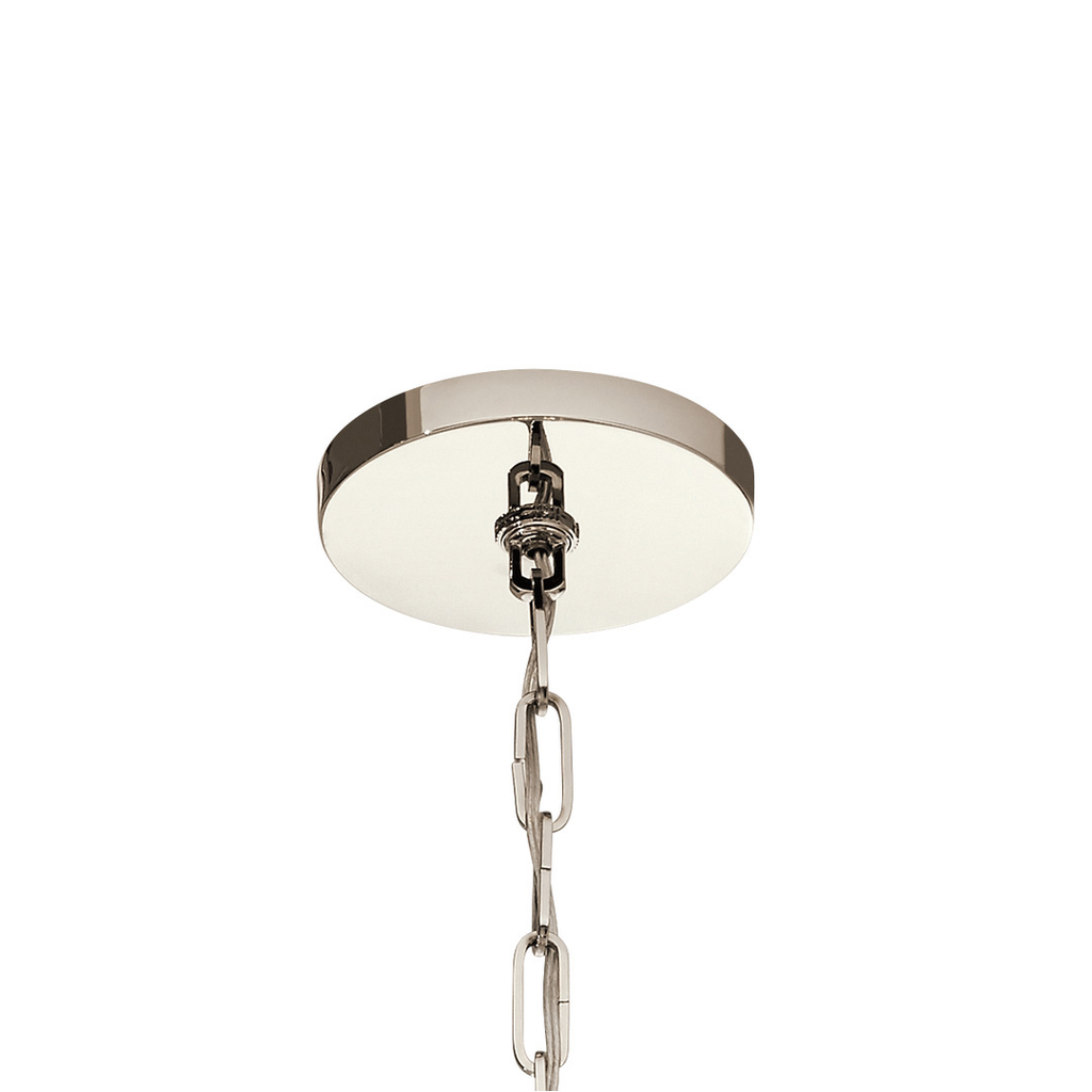 Abbotswell 12 Light Chandelier Nickel