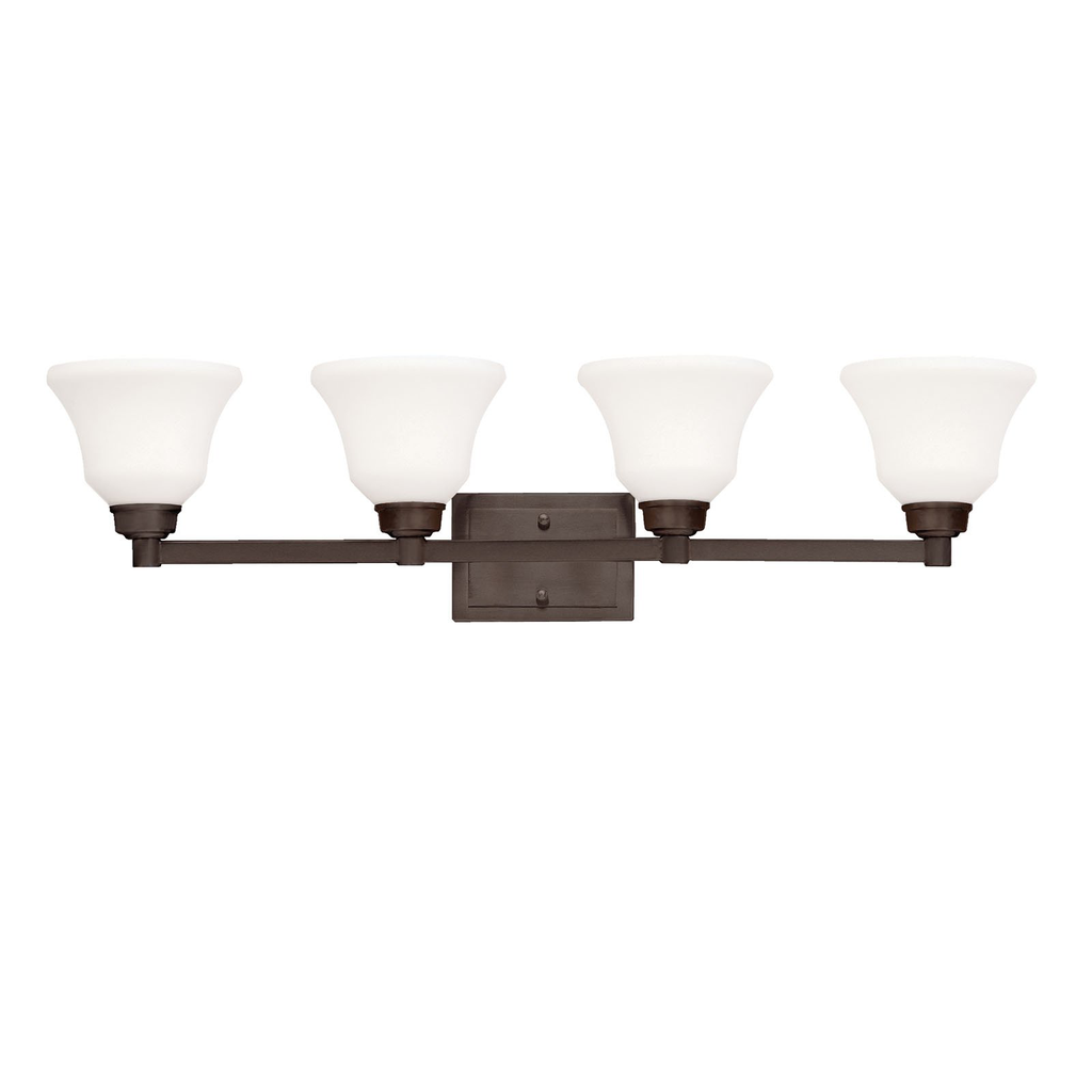 Product image for Kichler 5391OZ Langford™ 4 Light Vanity Light Olde Bronze®