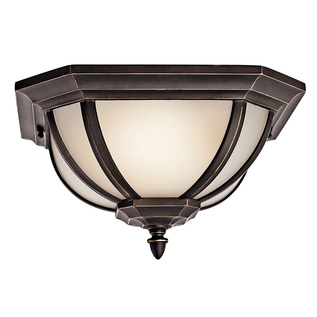 Salisbury 2 Light Flush Mount Bronze