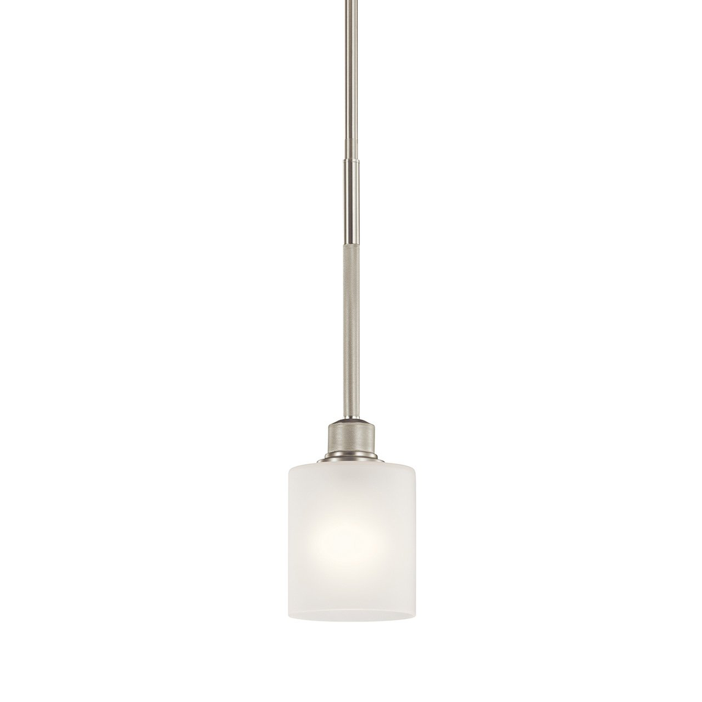 Product image for Kichler 52286NI Lynn Haven™ 1 Light Mini Pendant Brushed Nickel