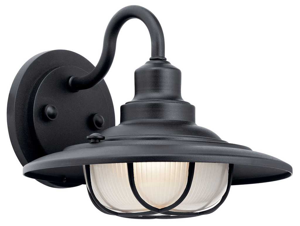 Product image for Kichler 49691BKT Harvest Ridge™ 1 Light Wall Light Textured Black