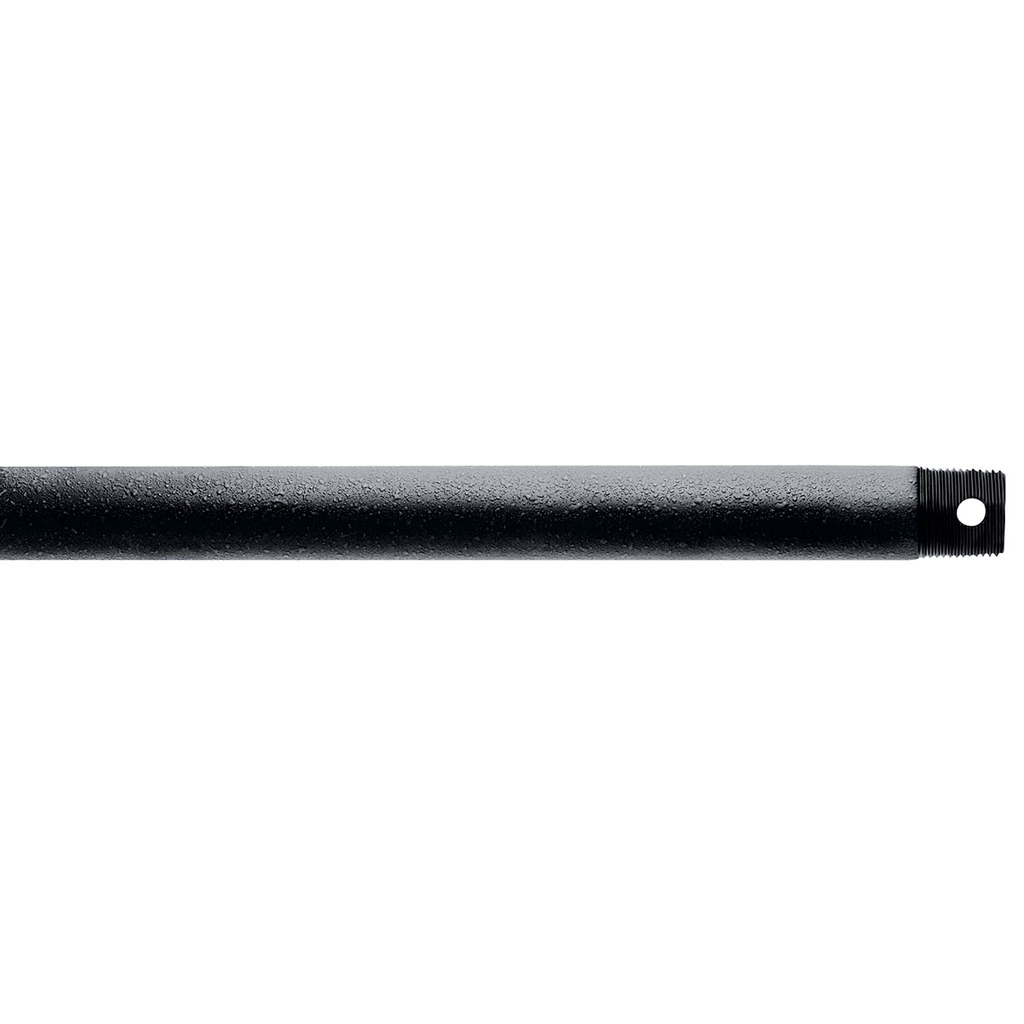 Product image for Kichler 360002DBK Dual Threaded 24" Downrod Distressed Black