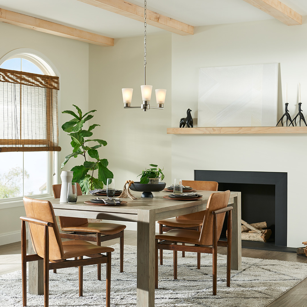 Product image for Kichler 52435NI Stamos 18" Chandelier Brushed Nickel