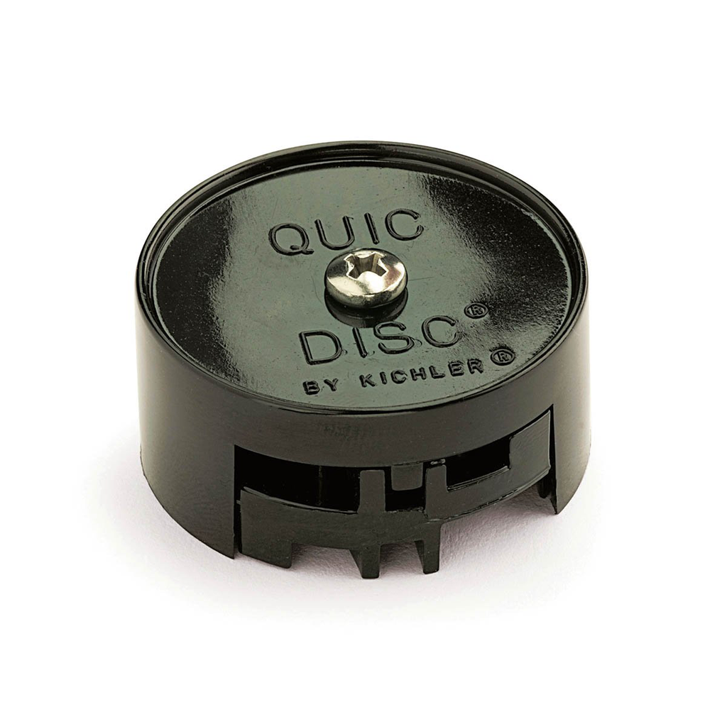 Product image for Kichler 15509BK Low Voltage Quic Disc® Connector Black