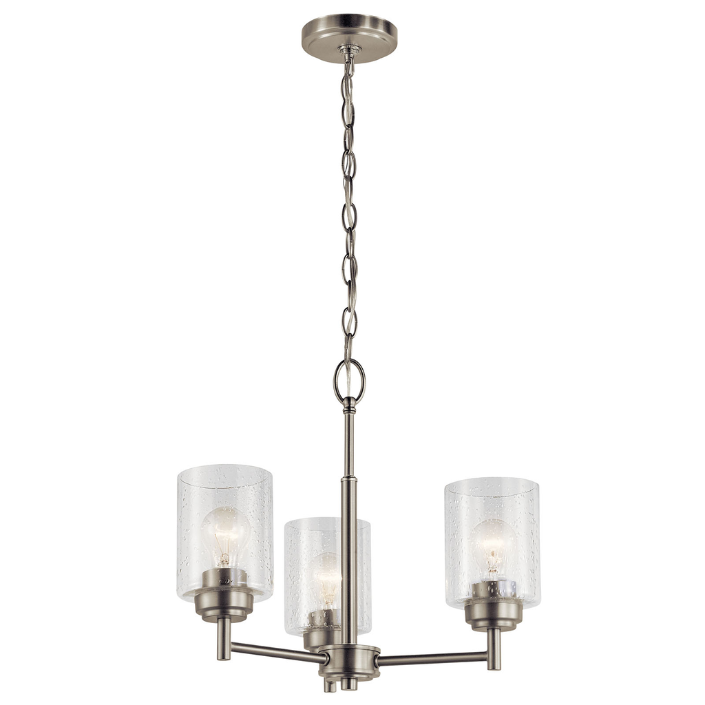 Winslow 15.25" Mini Chandelier Nickel