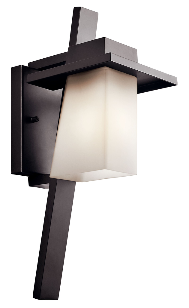 Product image for Kichler 49257AZ Stonebrook™ 17.75" 1 Light Wall Light Architectural Bronze