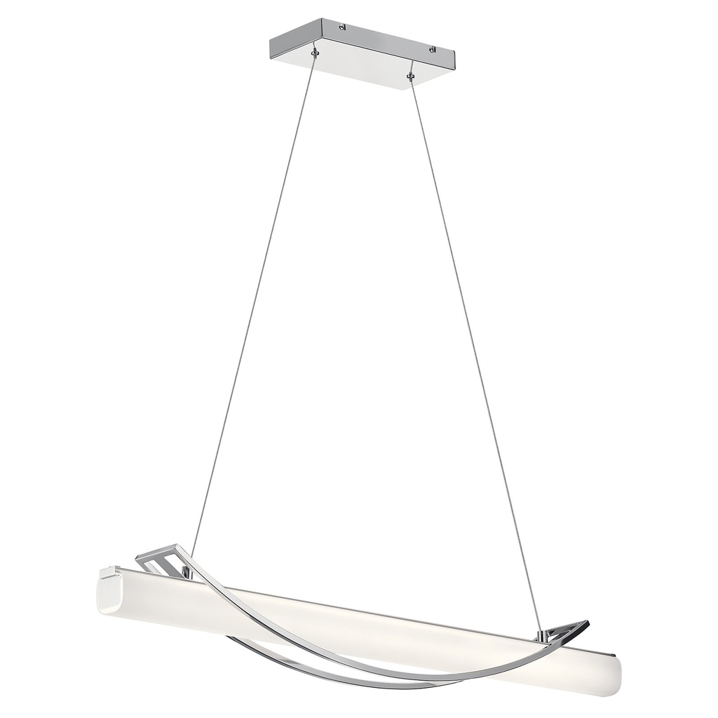 Product image for Kichler 84125 Rowan 36" Linear Pendant Chrome
