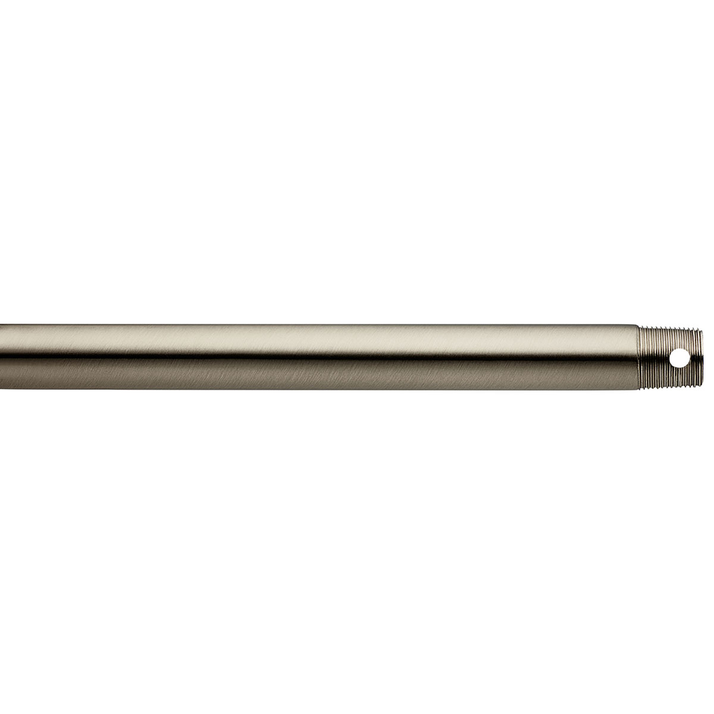 Product image for Kichler 360001BSS Dual Threaded 18" Downrod Brushed Stainless Steel