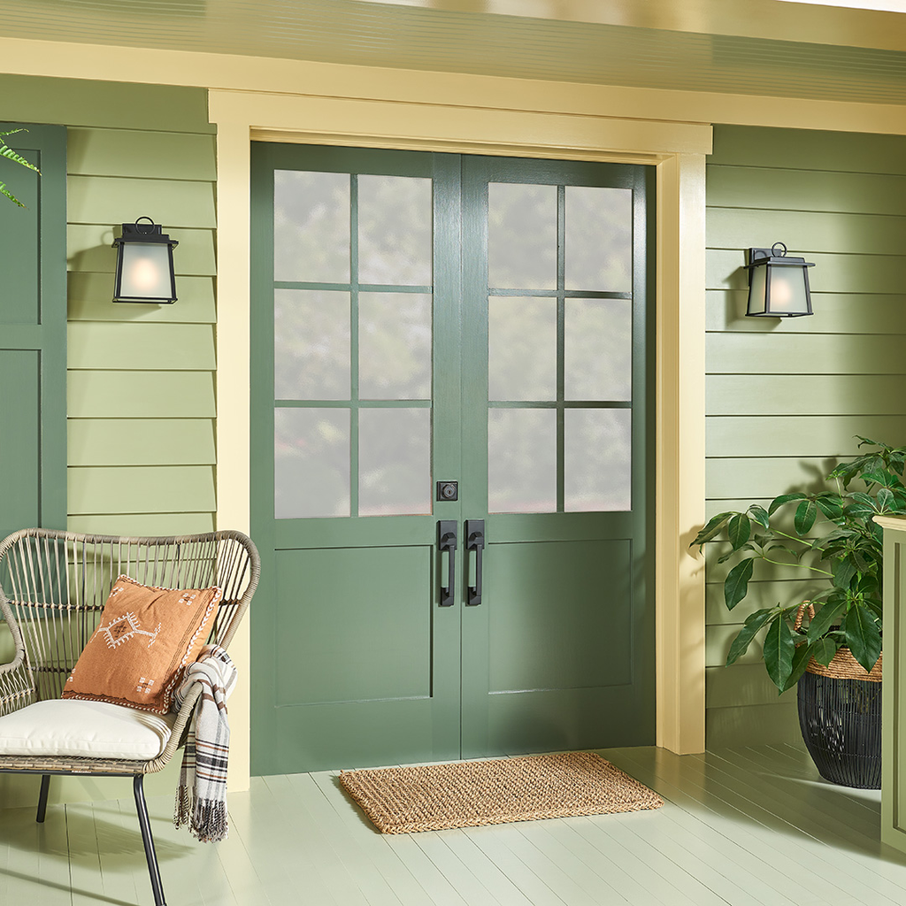 Product image for Kichler 59105BK Noward 10.25" 1 Light Wall Light Black