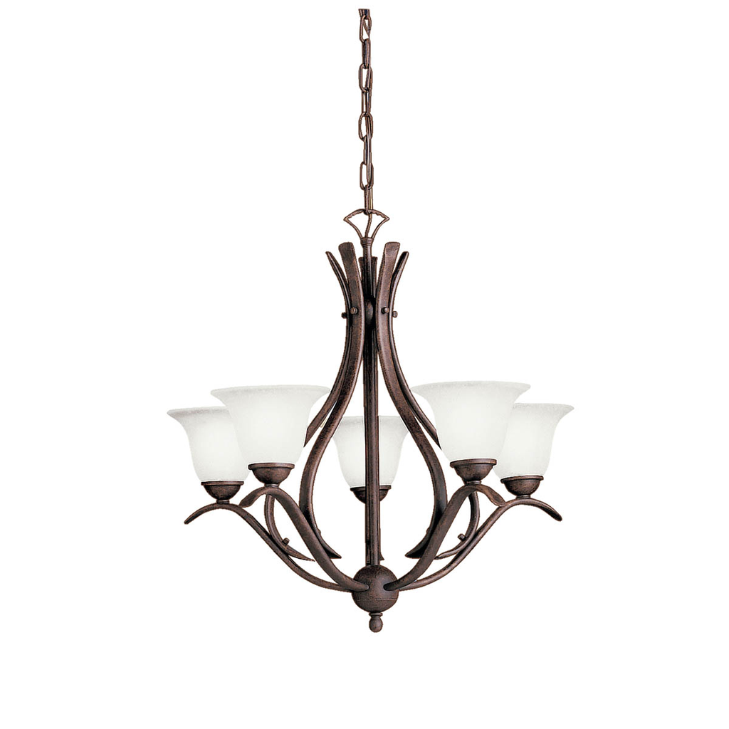 Product image for Kichler 2020TZ Dover™ 5 Light Chandelier Tannery Bronze™