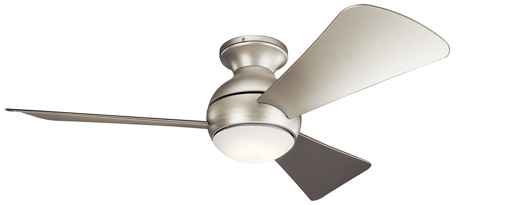Product image for Kichler 330151NI Sola LED 44" Fan Brushed Nickel
