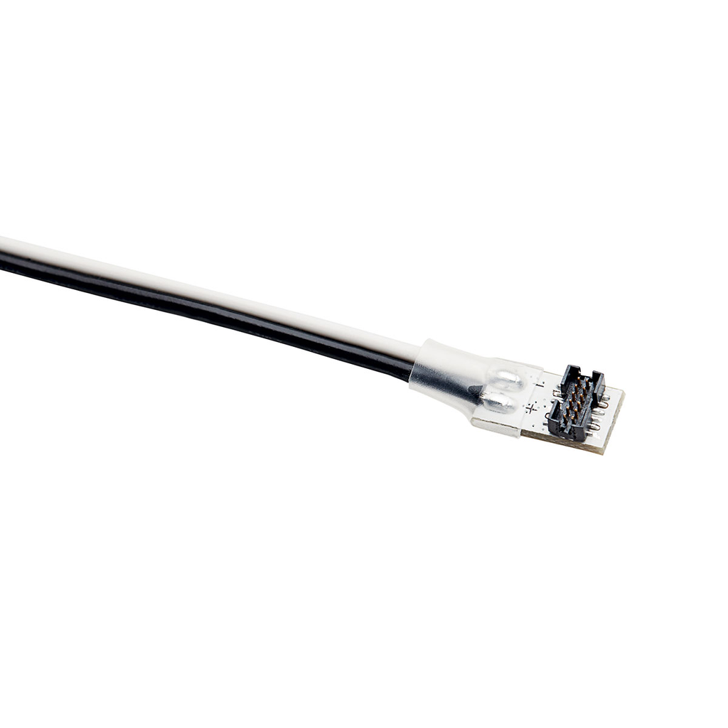 Product image for Kichler 8T1TWRSWH 8T Rigid Tape to Wire Supply Lead Connector