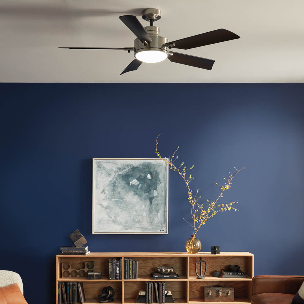 Product image for Kichler 330057BSS 56" Guardian Ceiling Fan Stainless Steel