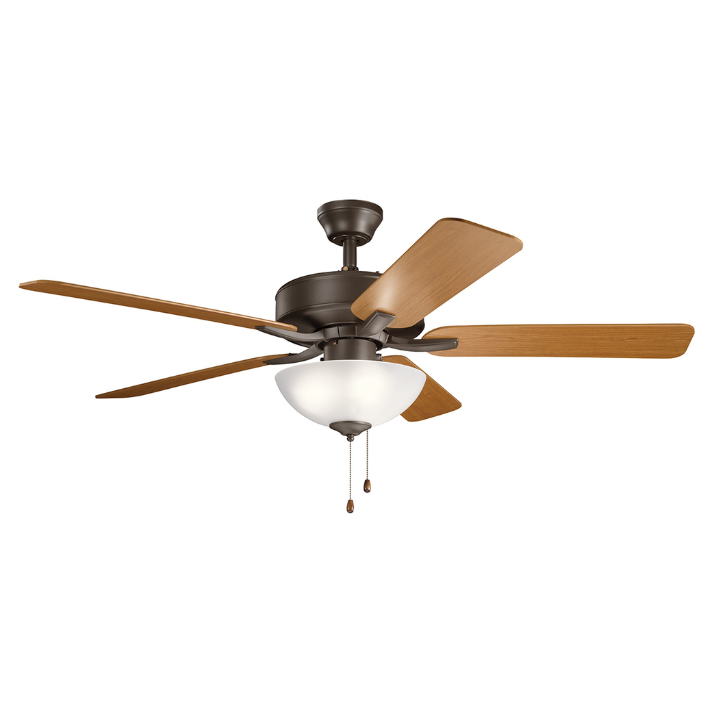 Product image for Kichler 330017SNB 52" Basics Pro Select Fan Satin Natural Bronze