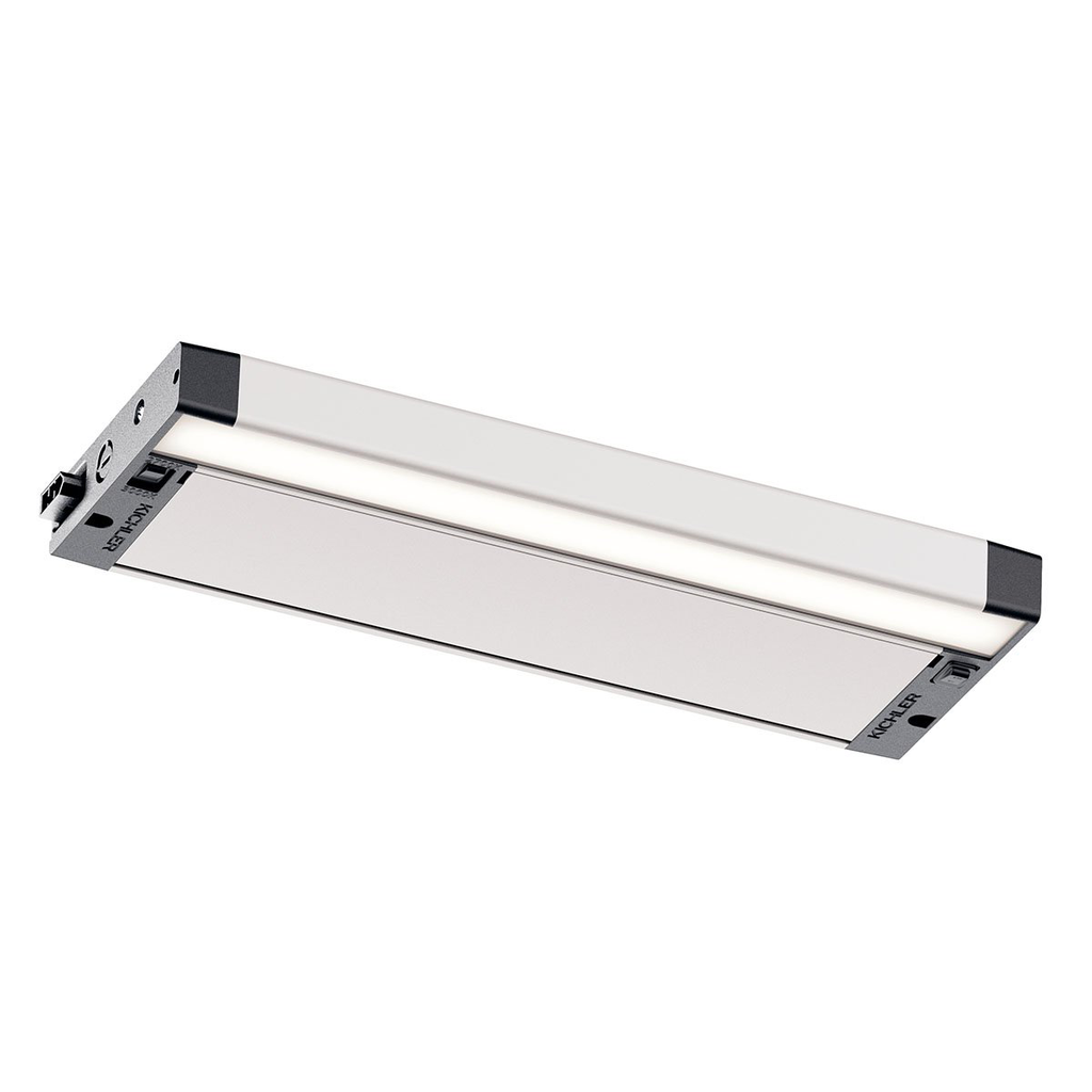 Product image for Kichler 6UCSK12NIT 6U 12" 2700K/3000K LED Cabinet Light Textured Nickel