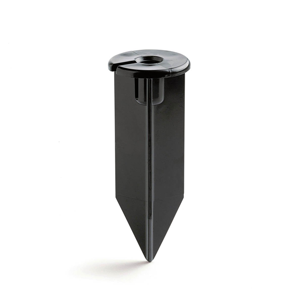 Product image for Kichler 15575BK 12V In-Ground Polymeric Support Stake 8" Black